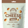 Cheese snack with smoked cheese flavor