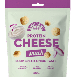 CHEESE SNACK with sour cream onion flavour