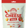 Cheese snack with tomato-sweet chili flavor